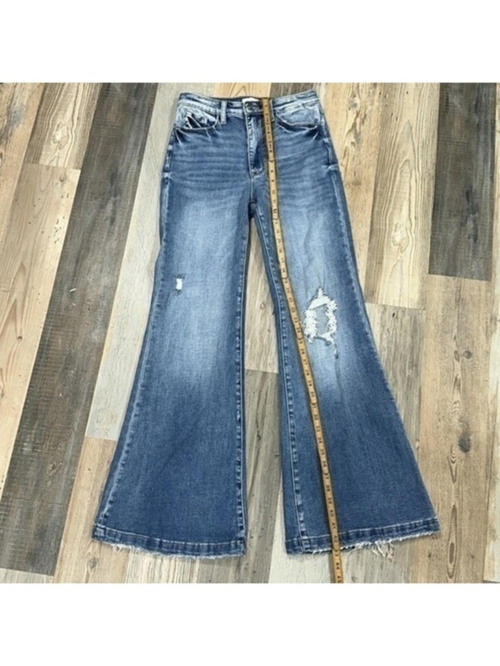 Pink Lily flare jeans
